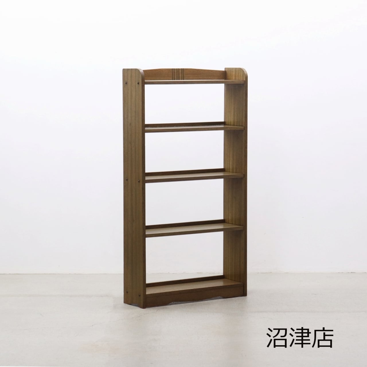 沼津店】 レトロ ラワン材 本棚 シェルフ 飾り棚 ラック 書庫 収納