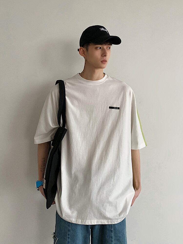 全2色 Tシャツ カットソー プリント カジュアル シンプル