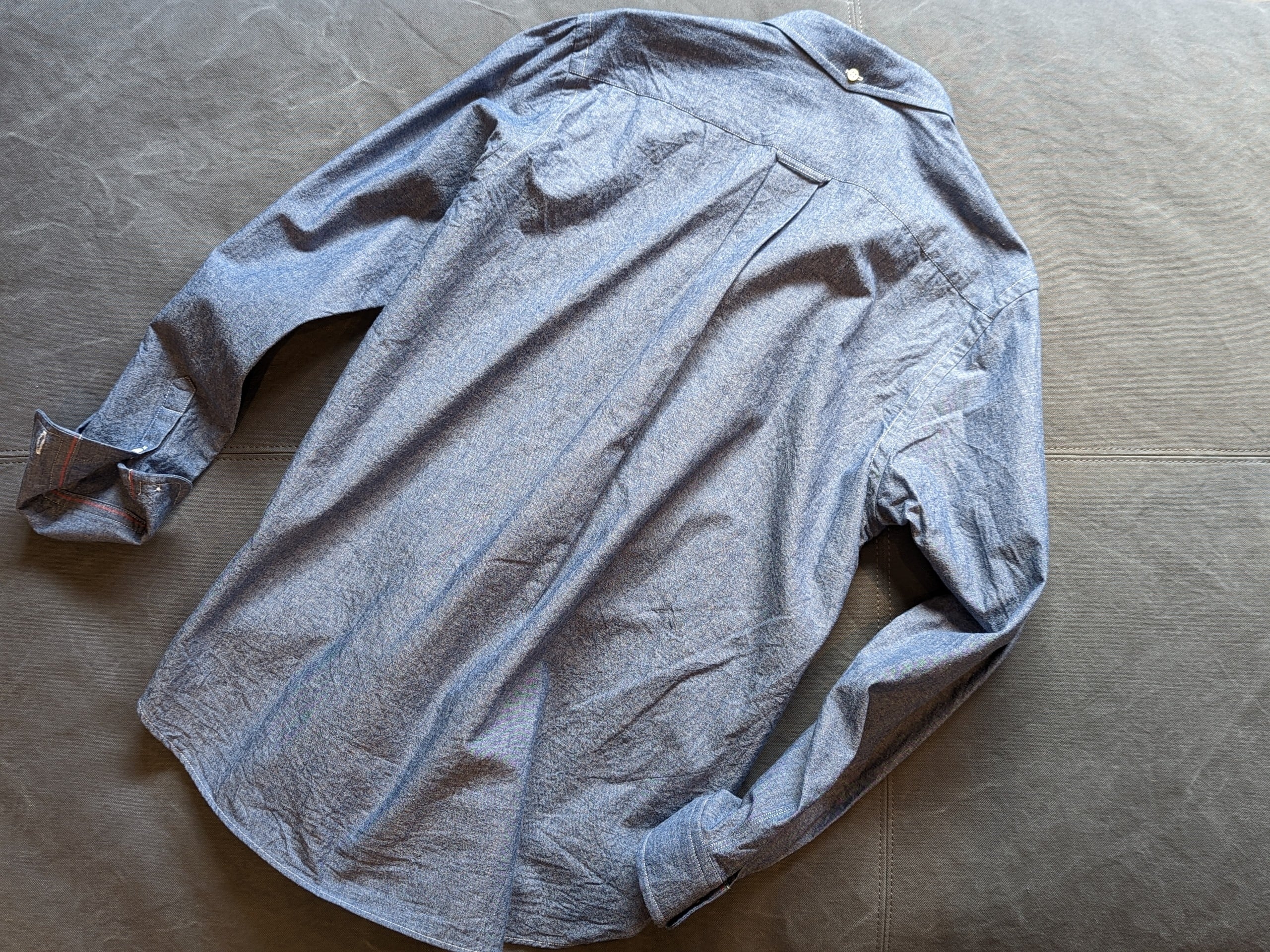 James＆CO Pujol スタンダードシャツ ボタンダウン サイズ６日本製 STANDARD SHIRT】Pujol -Standard-／ダンガリー（Unisex