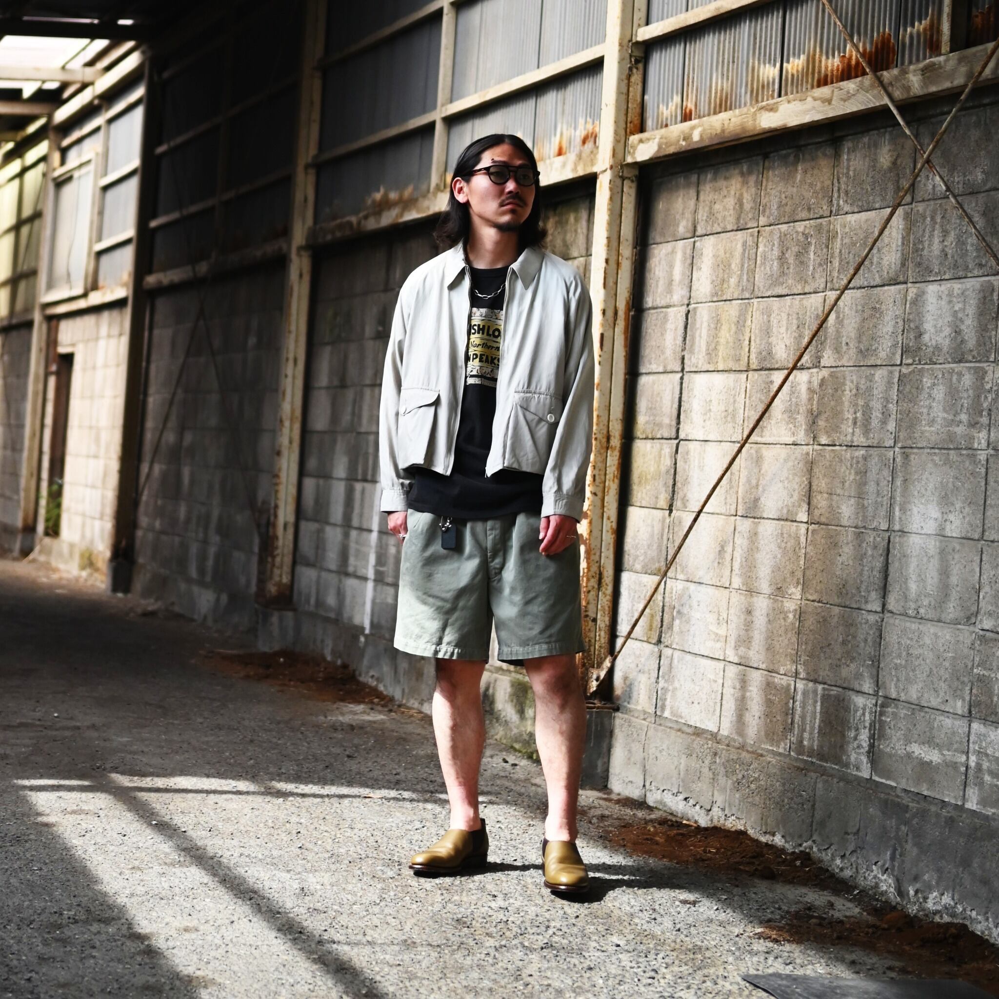 正*者様 BOWWOW usarmy chino バウワウチノパン ベージュ ワ BOWWOW(バウワウ）US ARMY CHINO SHORTS AGED クラシックカジュアル