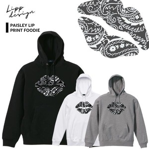 LIPP 「"Paisley Lip BLK" Foodie Black/White/Gray」