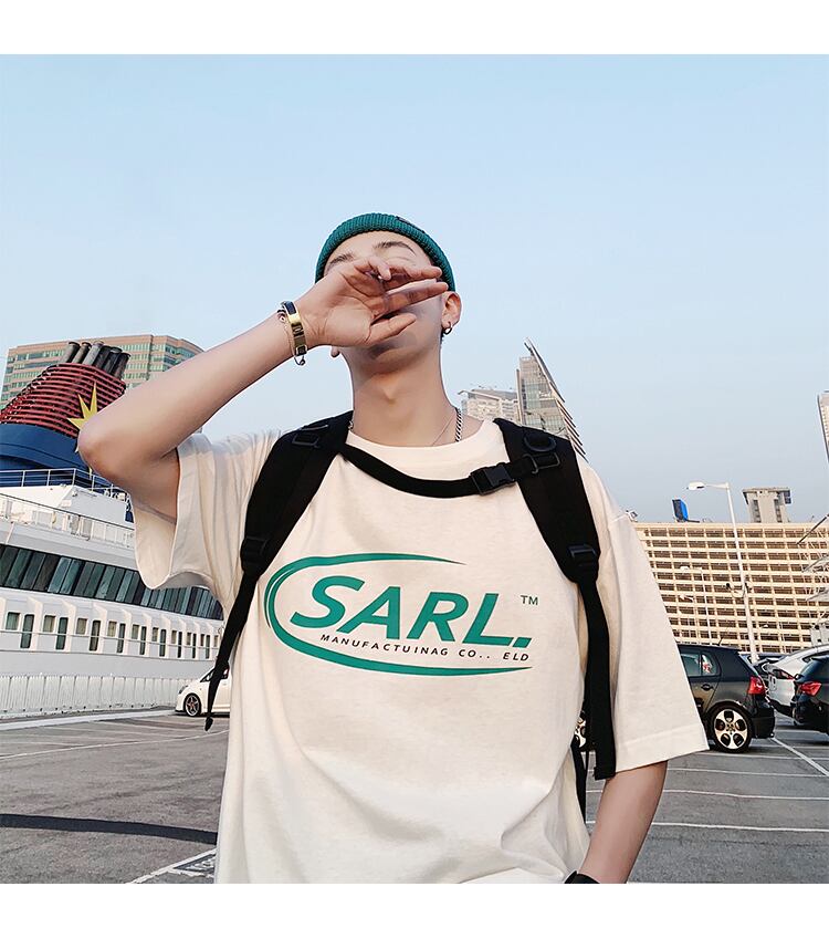 全3色 Tシャツ カットソー プリント カジュアル シンプル