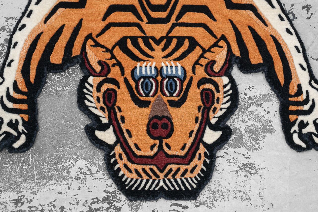 Tibetan Tiger Rug 《Mサイズ•ウール257》チベタンタイガーラグ