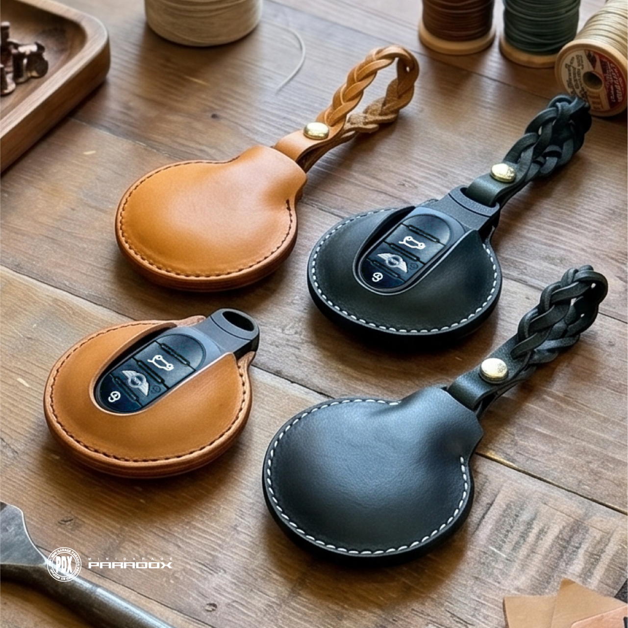 Amistad leather ミニクーパー オーダーメイドレザーキーケース
