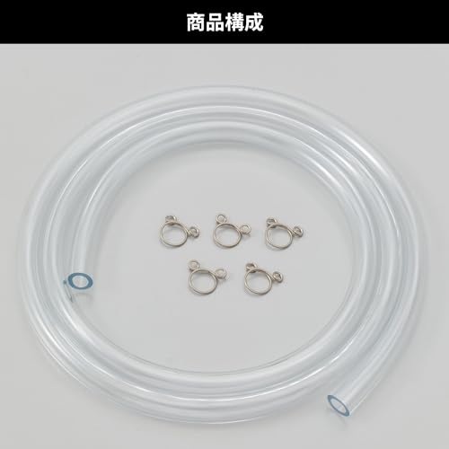 デイトナ(Daytona) バイク用 ブリーザーホース 内径φ6×外径φ9mm 全長1m