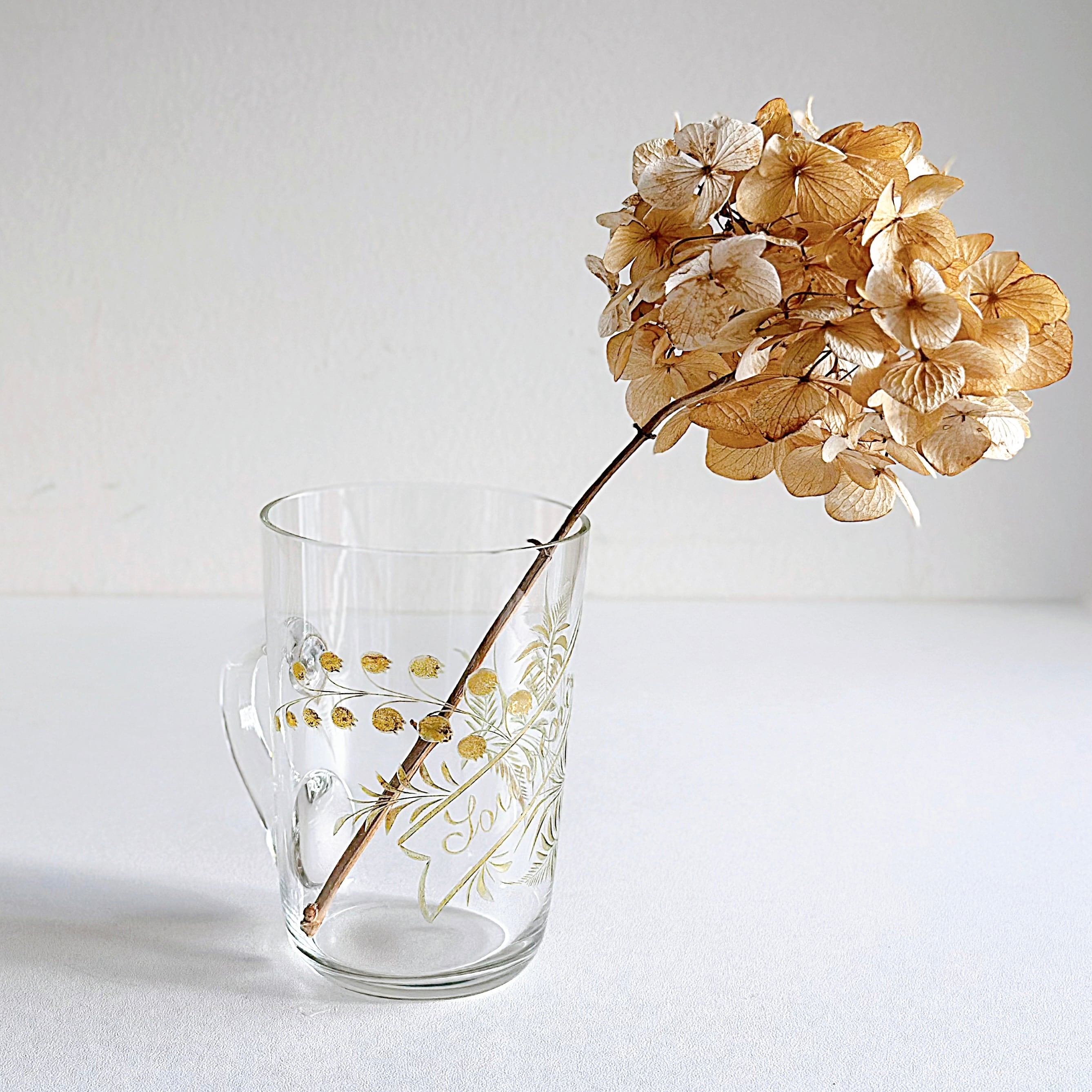 Souvenir グラヴュール エナメルガラス 小さなグラス（フランス） | ぽ