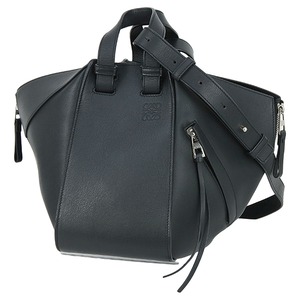 Used LOEWE ロエベ ハンモックバッグ スモール 387.30NN60 1100 ブラック 中古美品