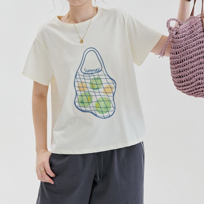 フルーツデザインTシャツ M2512