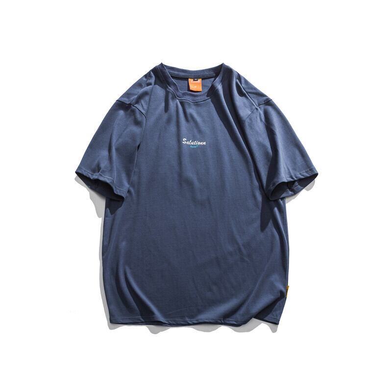 【新作】【送料無料】 Yidaoヴィンテージサマーニュークリックパターンプリントルーズ半袖TシャツメンズレトロオーバーサイズラウンドネックTEE-Alibaba 夏物 Oネック ビンテージ hip6-161148050024842