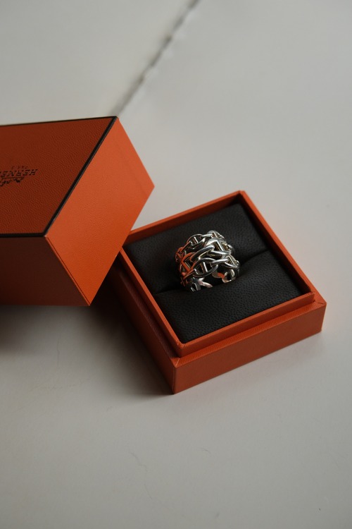 IORI／"HERMES" ring／chaine dancre enchainee GM