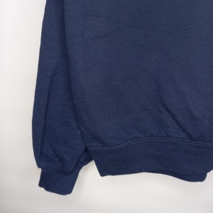 ギルダン　クルーネック　スウェット　トレーナー　無地　ネイビー　M