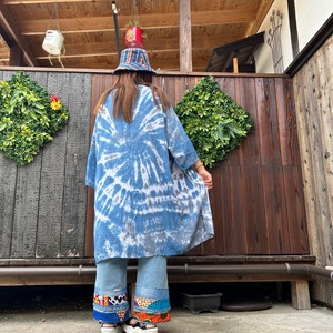 ぐるぐるタイダイカーディガン