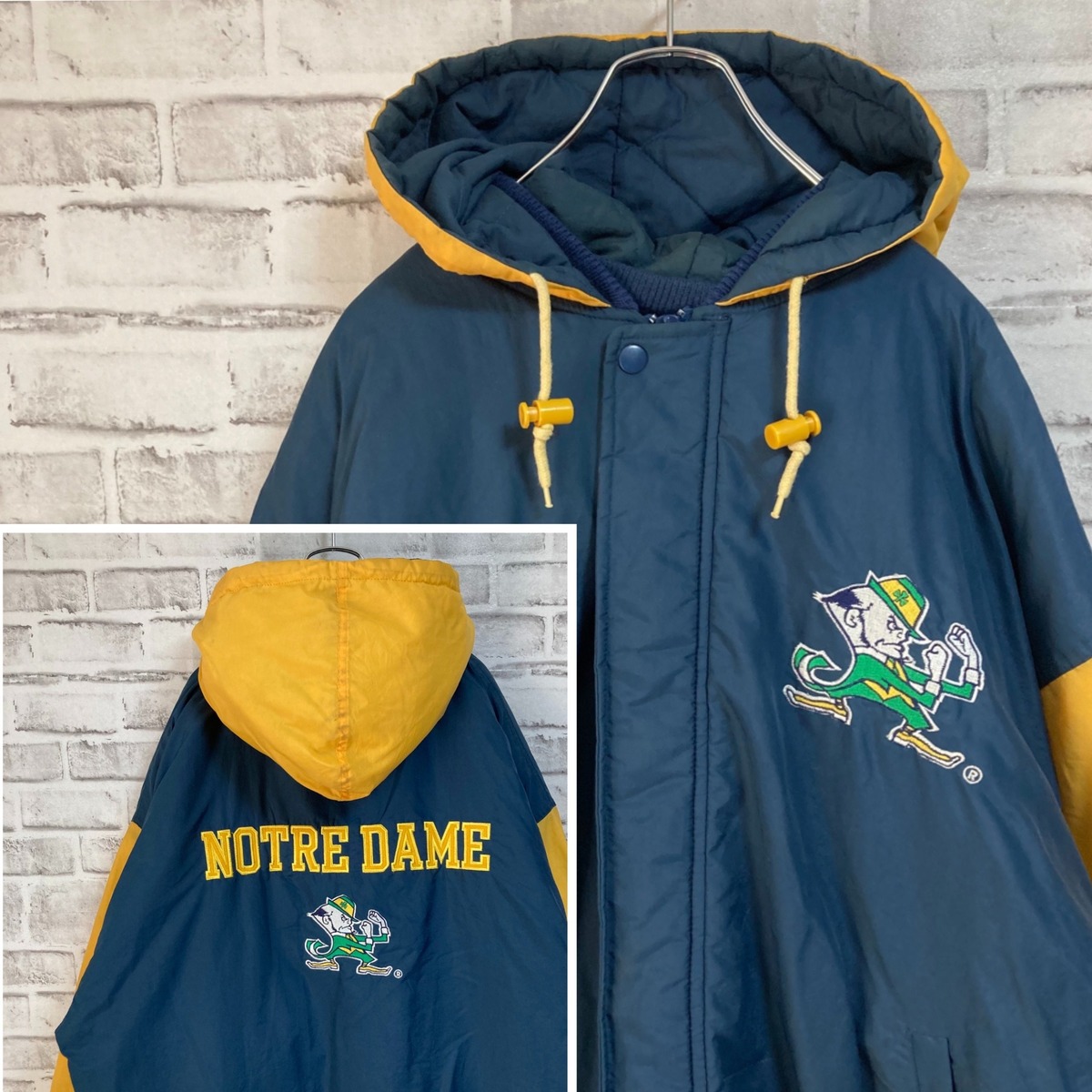 COMPETITOR】Stadium Jumper XL 90s “NOTREDAME” 切替 ナイロン 