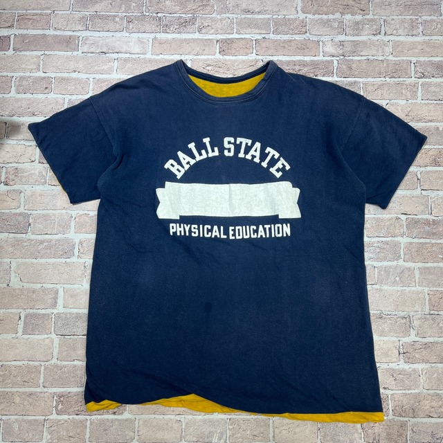1970'S REVERSIBLE T-SHIRT "BALL STATE"