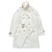 90s ralph lauren trench coat ラルフローレン　トレンチコート　白　レディース　一枚袖