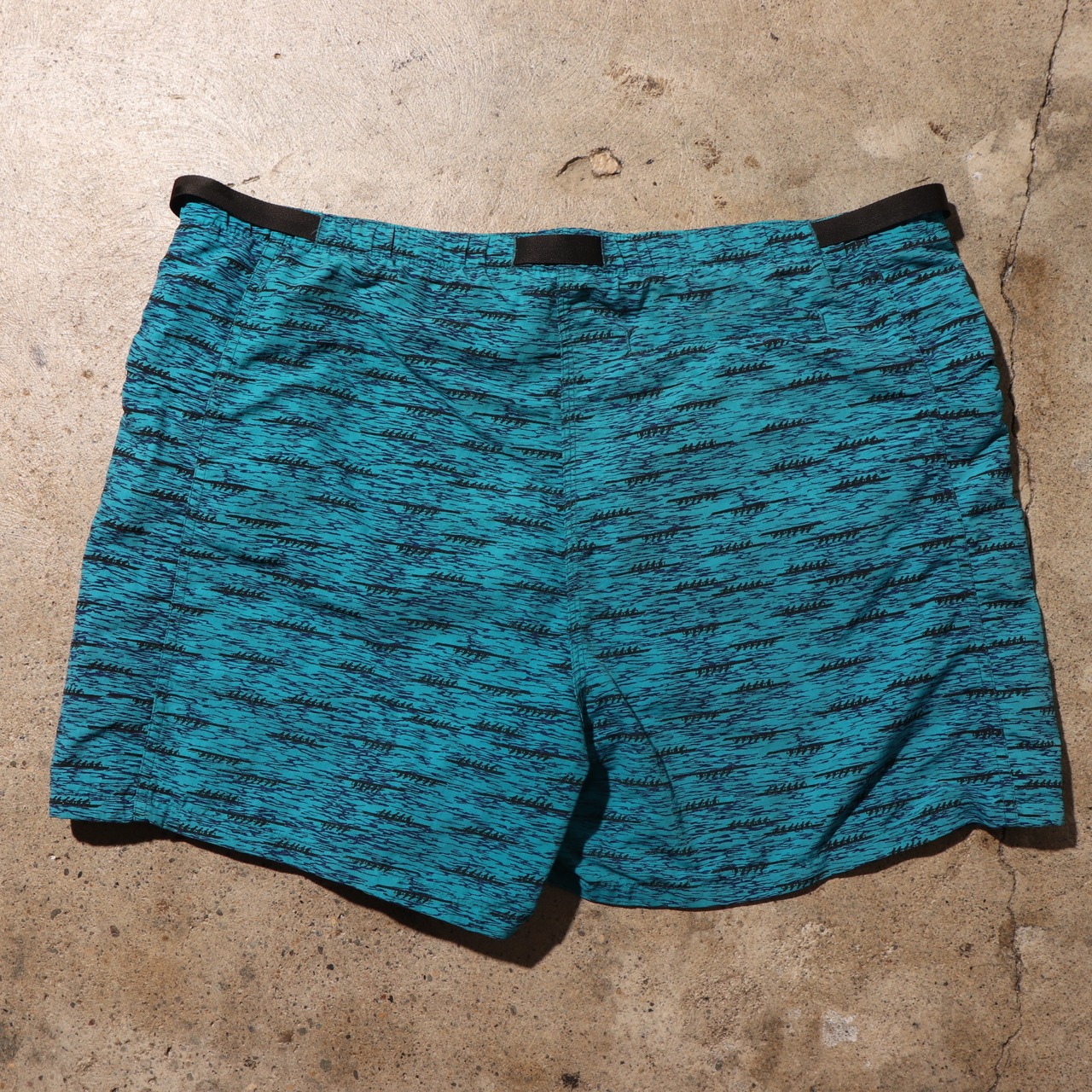 美品 XL 95年 波タグ リバーショーツ patagonia パタゴニア 水着 rivershorts カヌー カヤック スイムショーツ 総柄