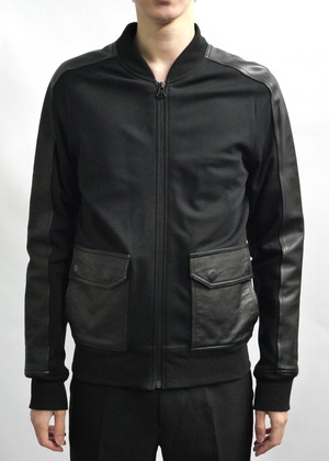 "T by Alexander Wang" swtching leather blouson