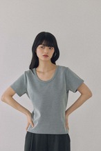 DU260535 2way Jacquard Tee