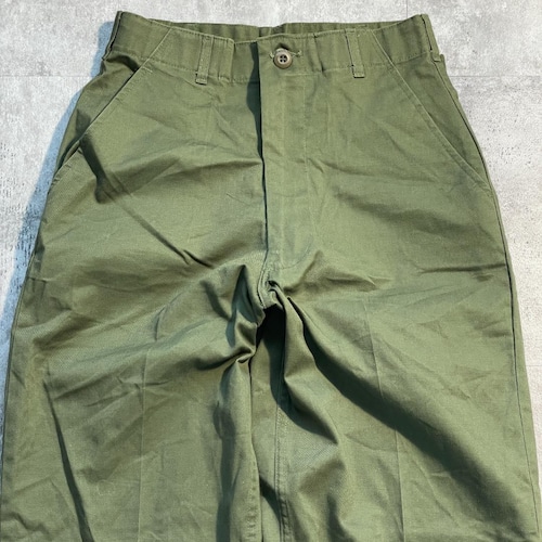 80s アメリカ軍 実物 OG-507 ベイカーパンツ 28/31 詳細写真2