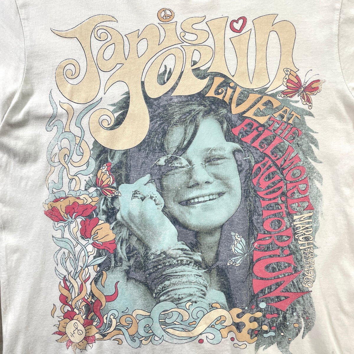 JANIS JOPLIN ジャニス ジョプリン バンドTシャツ メンズM 古着 バンT