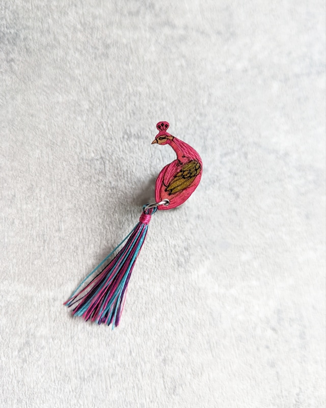 【aborigenes】Peacock earrings