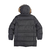 dunhill ダンヒル イタリア製 カシミヤ混 ラクーンファー付き ダウンパーカー 175/92A/グレー