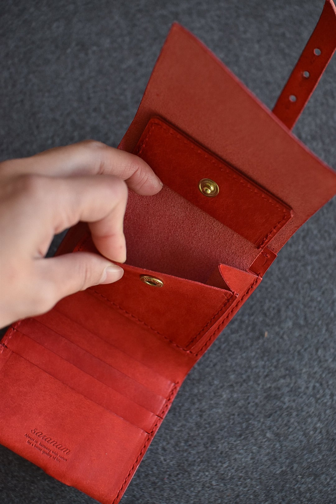 saranam 三つ折り江戸財布 | physis (ピュシス)