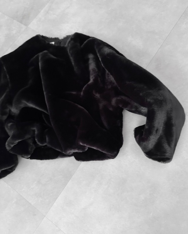 DRIES VAN NOTEN　FAUX FUR PULLOVER TOP