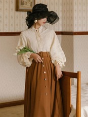 【0207】Bohemian Style Chiffon Long Sleeve 2 Piece Set