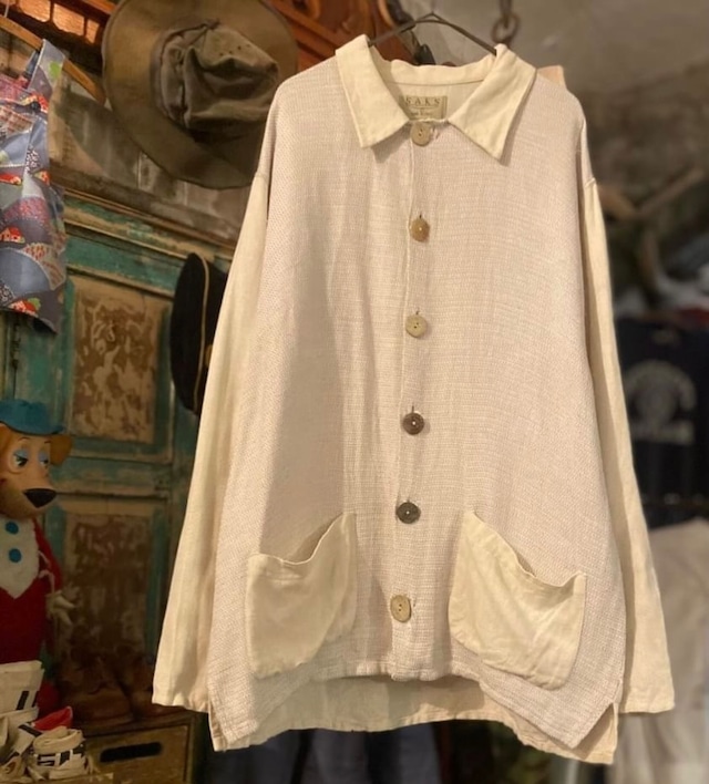 E様専用　old switching linen jacket