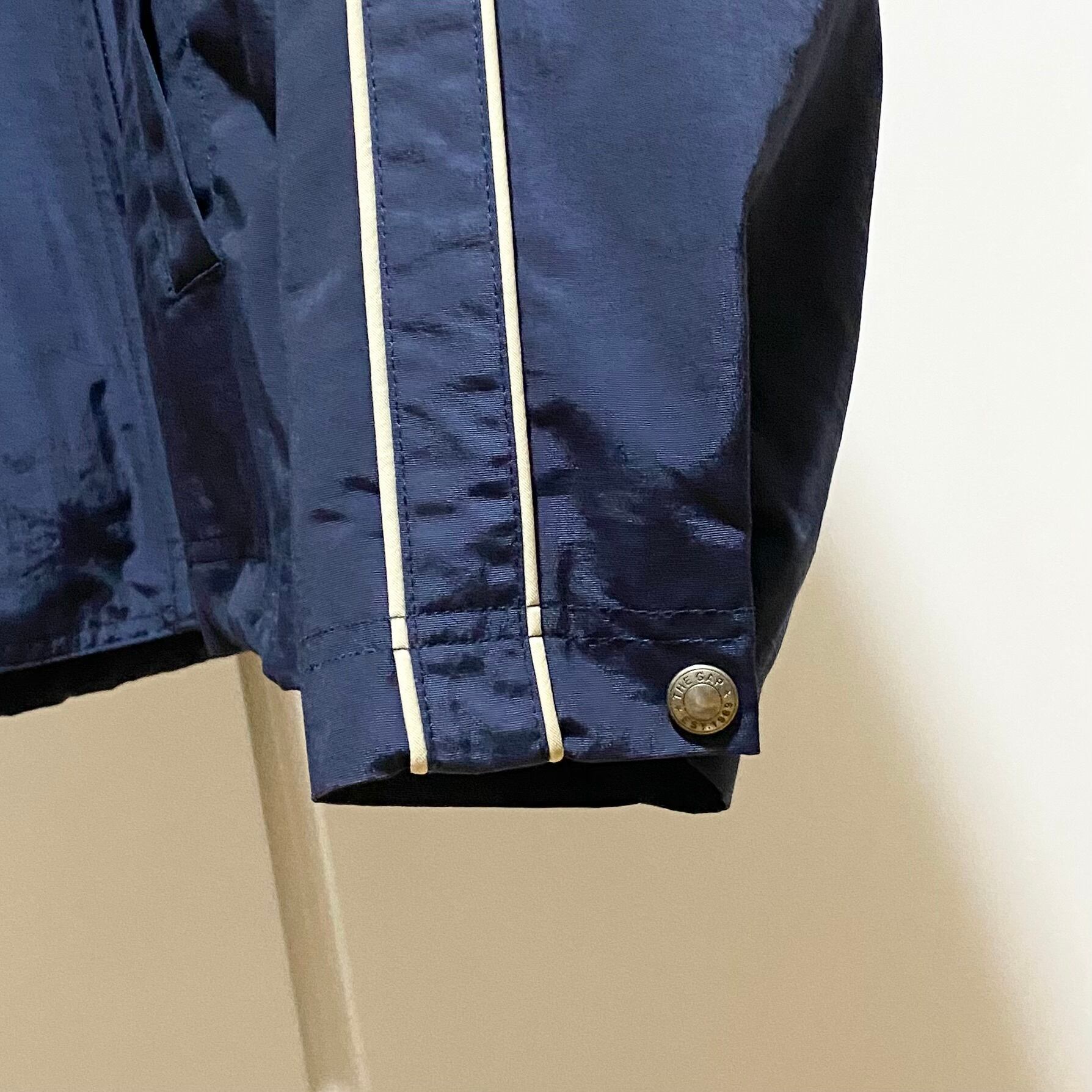 Gap Zip Up Nylon Jacket Navy 90s 00s | IDLS Online Gap Zip Up Nylon Jacket Navy 90s 00s | IDLS Online