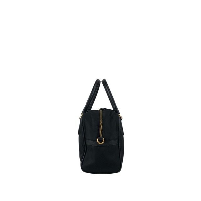 PRADA プラダ ショルダーバッグ ブラック サフィアーノ 2WAY ミニボストン vintage ヴィンテージ オールド 8z5ju7