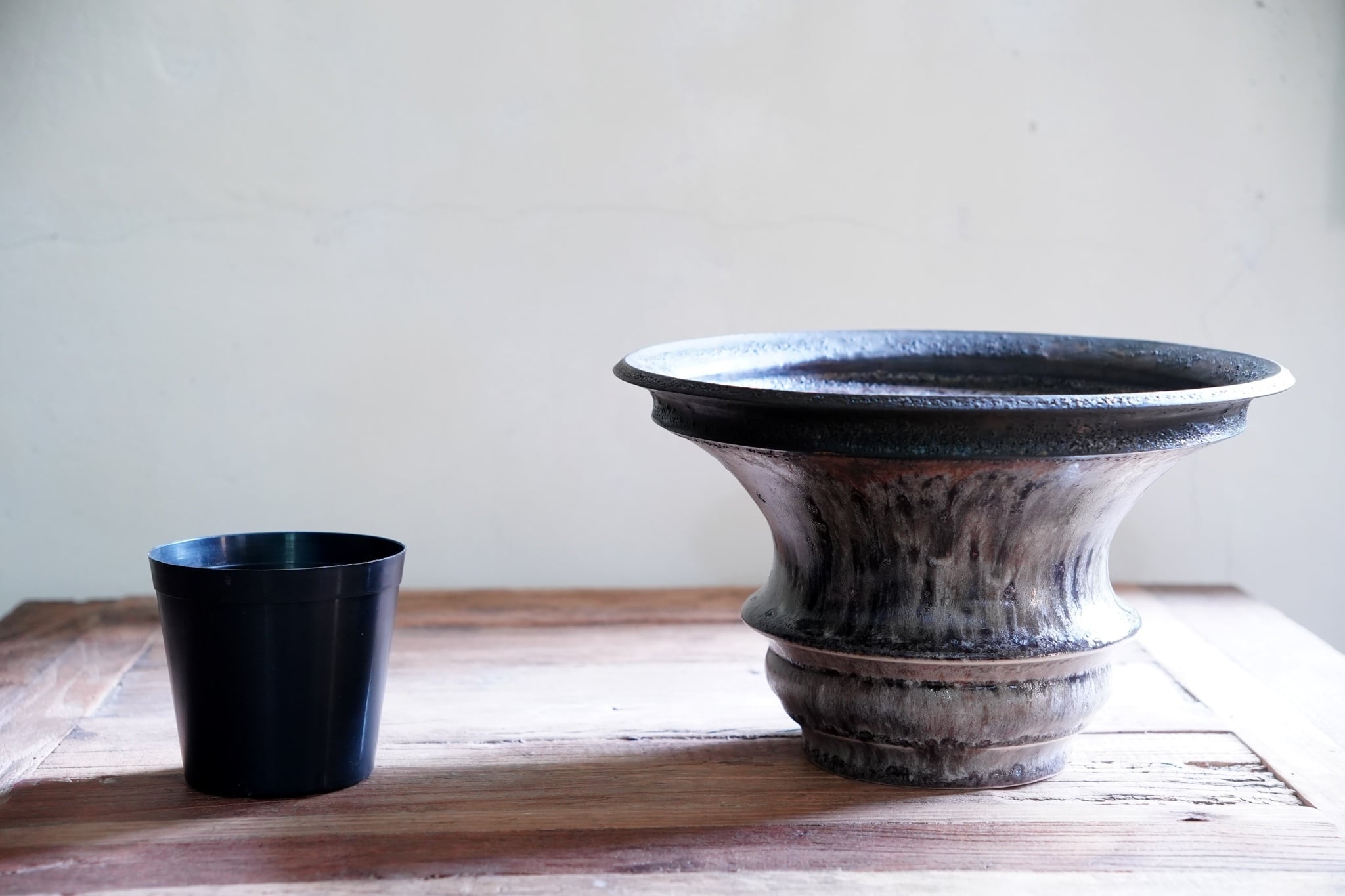 Mederu pot ドリッパー Middle XLサイズ Two tone smoky