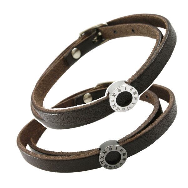 アトラス ブレスレット 本革 レザー 栃木レザー ベルト シルバー925