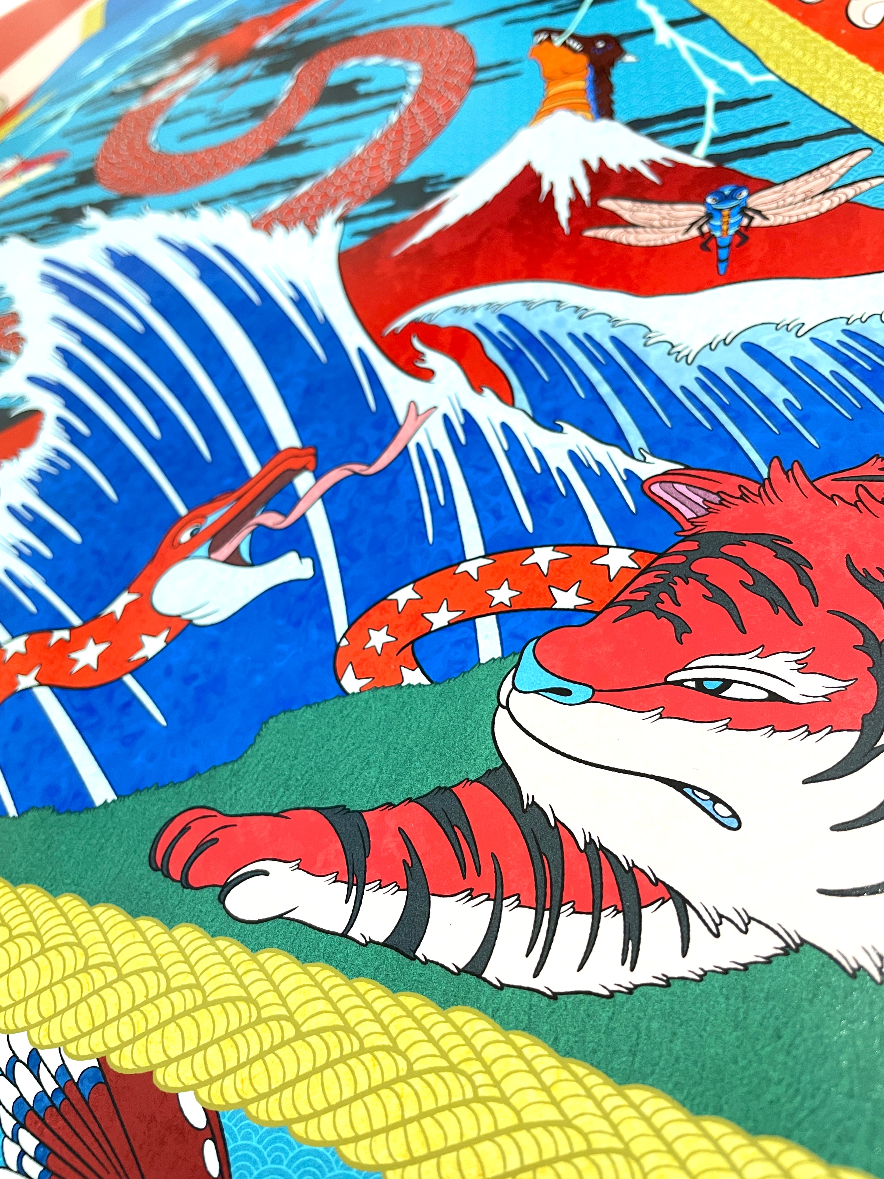 ジークレー版画「百戦錬磨発気揚揚」 | AYUMU SATO OFFICIAL SHOP