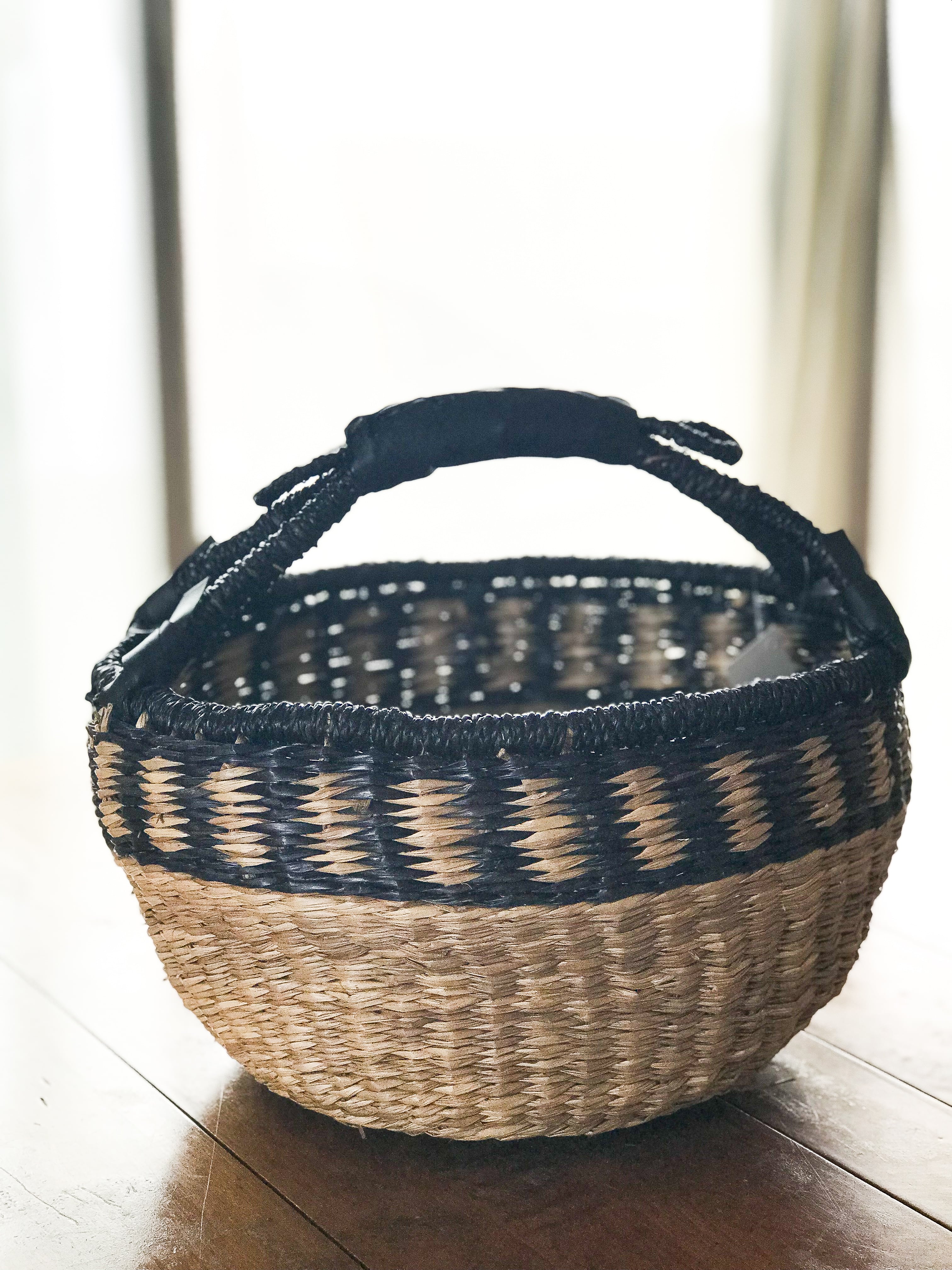 シーグラスバスケット(ストライプ) | ALOHALOHA