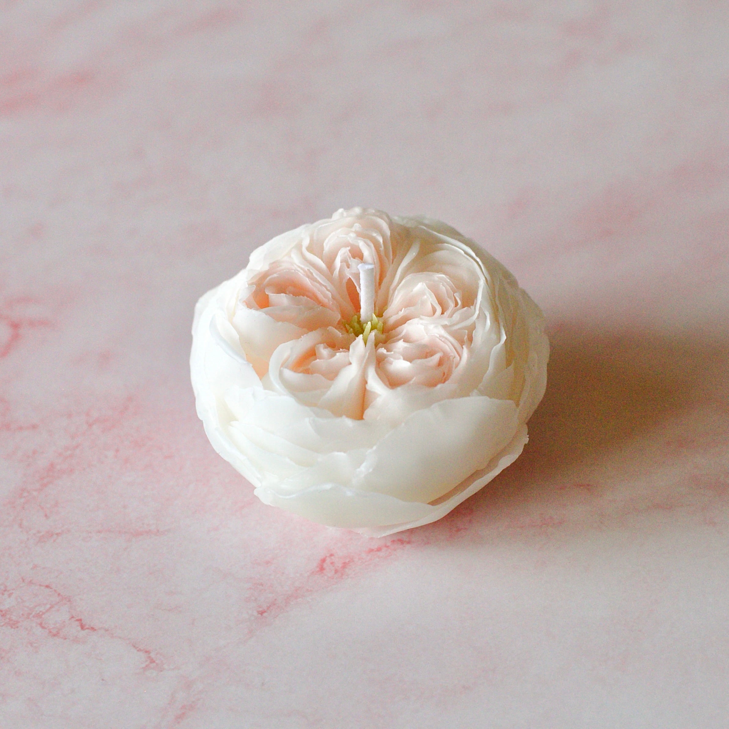 クォーターロゼット咲きの薔薇キャンドル | アイナフAinaf｜手作りの