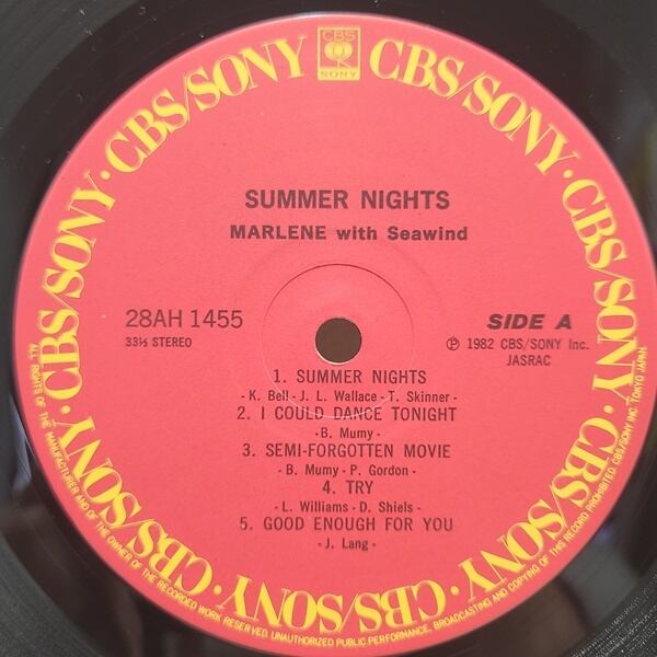 Marlene With Seawind / Summer Nights  [28AH 1455] - 画像3