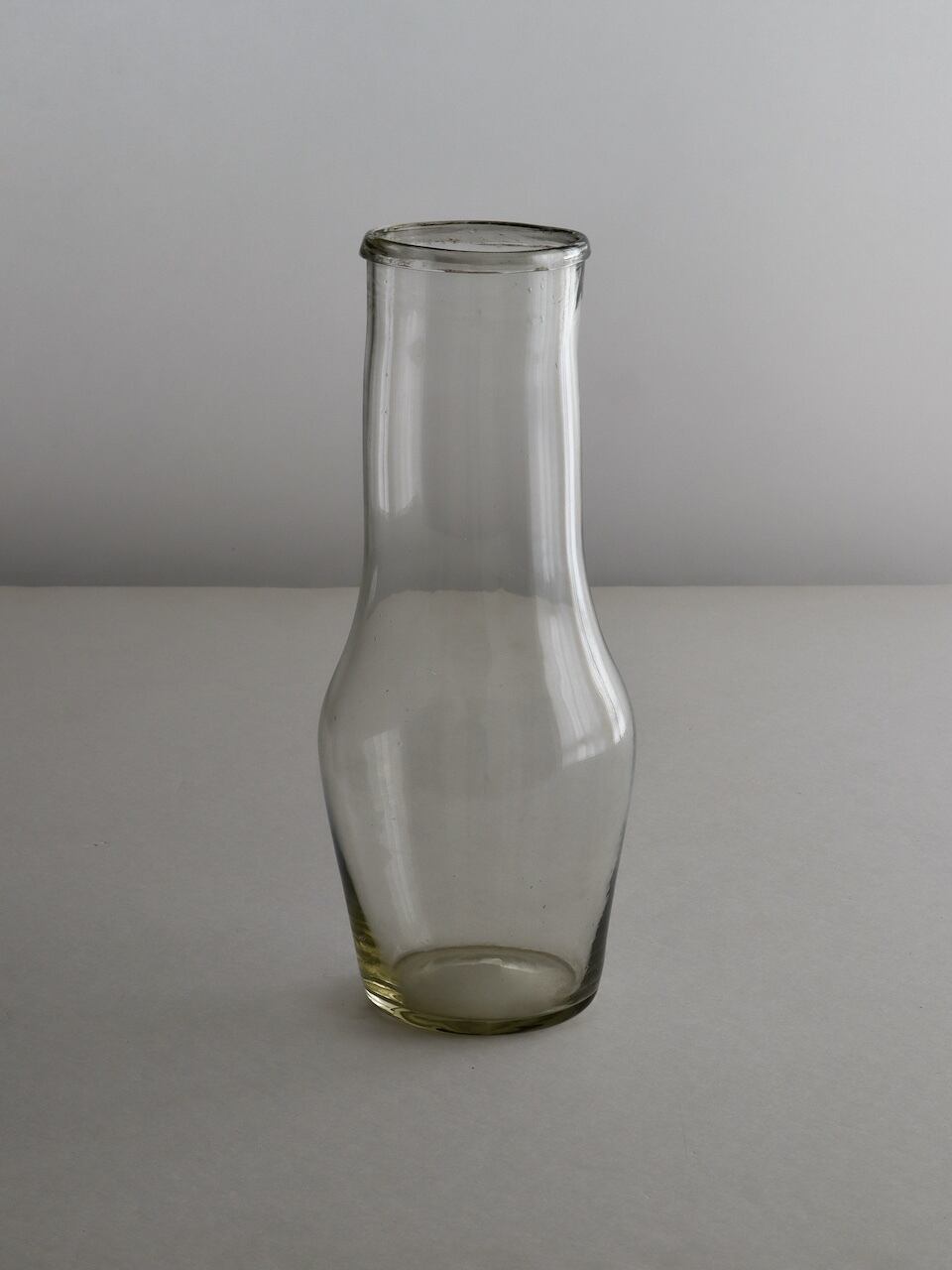 ヴィンテージ 吹きガラス 牛乳瓶 一輪挿し フラワーベース｜Vintage