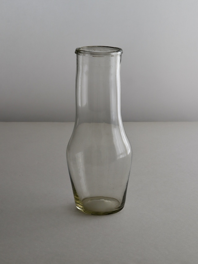 【SALE】 ヴィンテージ 牛乳瓶 手吹きガラス 17 / 【SALE】 Vintage Mouth Blown Milk Bottle 17