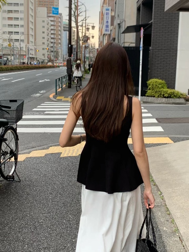(予約) ounce / Nars flare blouse 2color