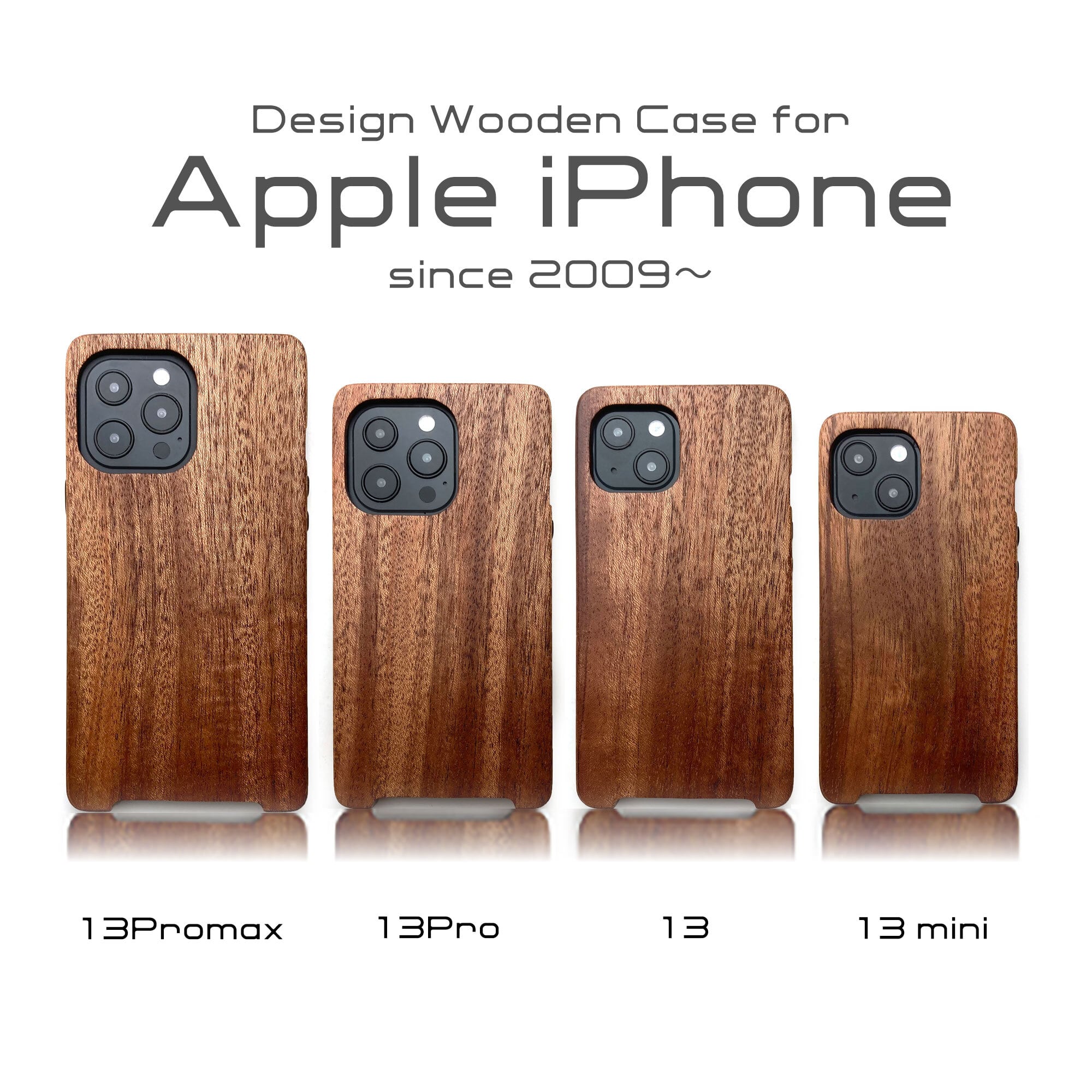 iPhone 13 mini 専用 特注 木製 ケース