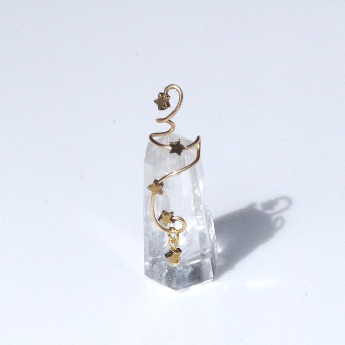 【Sale】一点物✦⋆.·星に願いを ⋆.··五星Wのカシオペアイヤーカフ⋆.·✦星風さんコラボ