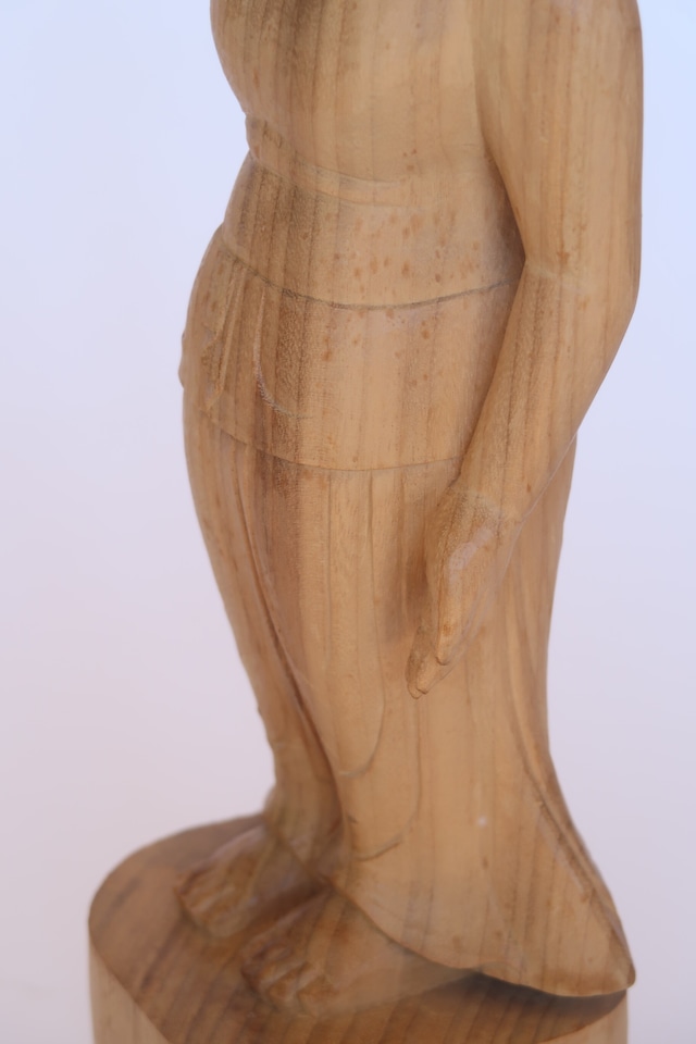Birth Buddha ― An Original Wood Sculpture by Tessō Mori