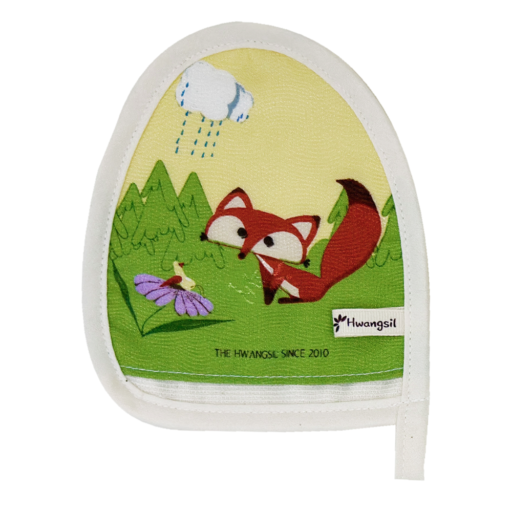 皇室タオル 白玉肌 洗顔パブ 兼 垢すり ボディタオル 韓国製 1枚