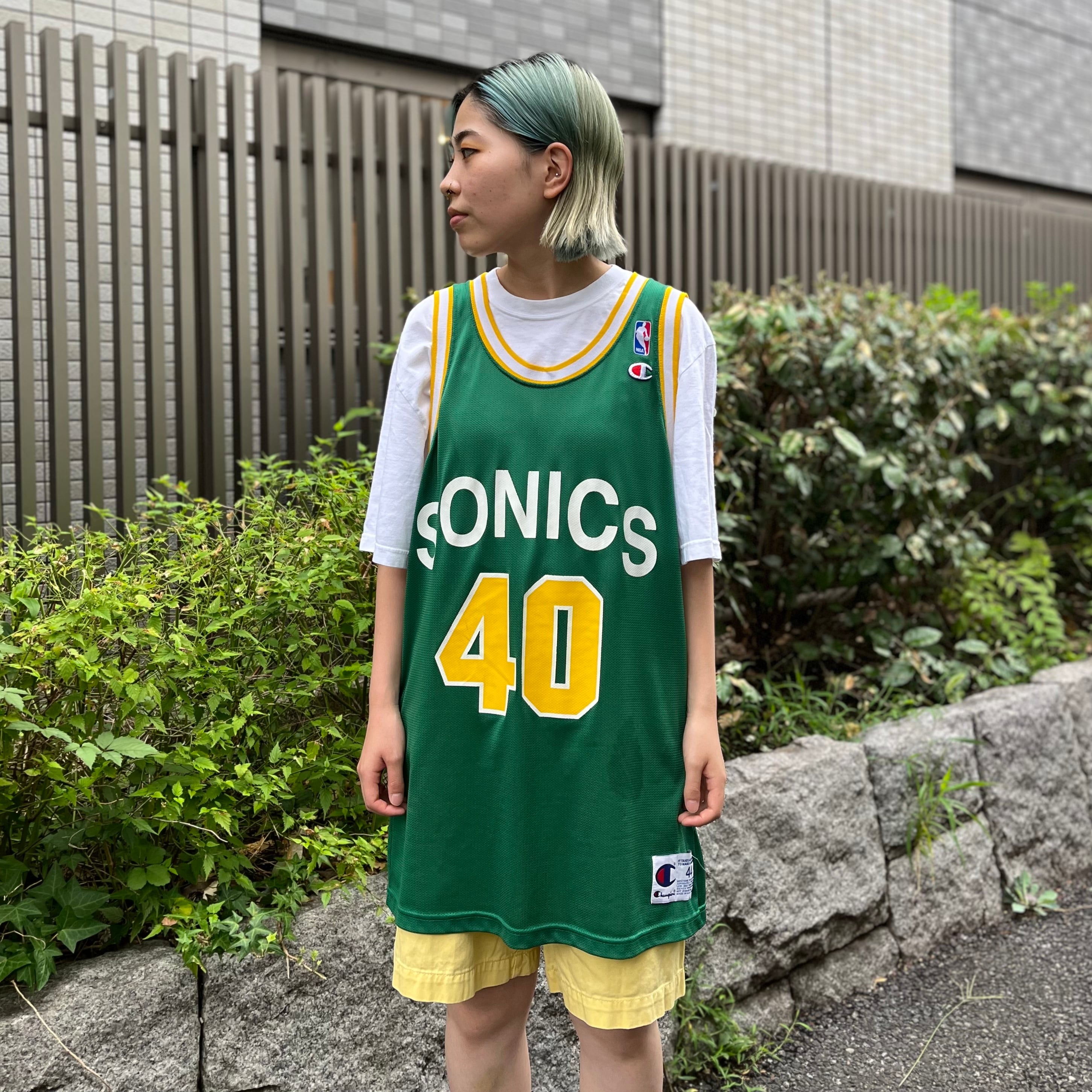 USA製 size:44【 SONICS 】ソニックス チャンピオン NBA バスケタンク ...