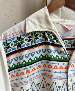 【MEN’S】50‘s "Clubman" rayon print shirts
