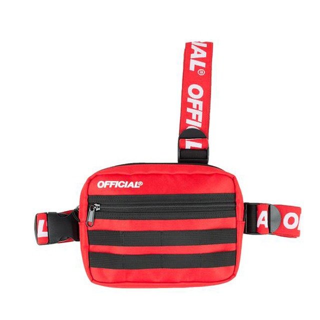 【OFFICIAL】OFFICIAL PISTE TRI-STRAP CHEST UTILITY BAG | RED