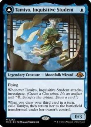 MTG《知りたがりの学徒、タミヨウ/Tamiyo, Inquisitive Student(MH3)》英語