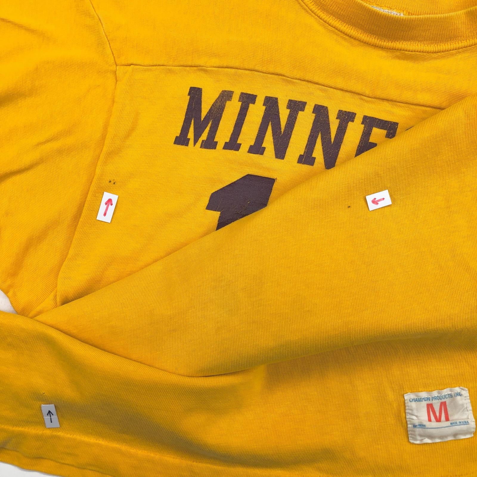 CHAMPION チャンピオン 70年代 バータグ フットボールシャツ MINNESOTA